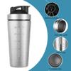 AOOWU Stainless Steel Shaker Bottle with Wire Whisk Ball 900ml, Leak Proof Metal Shaker Bottles for Protein Mixes, Supplement Protein Shake Cup, Water Bottle Portable Pre Workout Gym Sports view 3