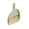 JTLB Mini Broom Dustpan Set Smile Face Plastic Handheld Efficient Cleaning Portable Tiny Brush Dustpan for Tabletop Office (Green) view 2