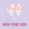 100 Pcs Mini Pink Bows, 1 Inch Satin Ribbon Bows for Crafts, DIY Sewing, Wedding, Party Decorations, Gift Wrapping, Hair Accessories & Appliques view 2