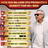 Probiotics for Men, Potent 50+ Mens Probiotic, Complete Gut & Digestive Health, with 850 Billion CFU, 1900mg Prebiotic Fiber, Energize, Immune, Mens Probiotics for Gut Health Over 50-90 Capsule view 3