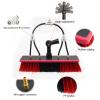 Water Supply Rod Kit, Glass Cleaning Tool, with Rubber Scraper Retractable Water Supply Rod for Cleaning Solar Panels and Window Glass, Overhead Cleaning,7.2M/24FT view 2