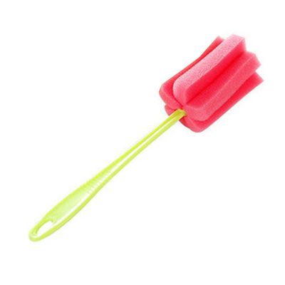 cunueae Sponge Cleaning Brush Soft Sponge Cup Brush Wineglass Water Bottle Coffe Tea Mug Brush with Long Handle Scrubber Kitchen Cleaning Tool