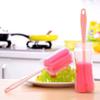 cunueae Sponge Cleaning Brush Soft Sponge Cup Brush Wineglass Water Bottle Coffe Tea Mug Brush with Long Handle Scrubber Kitchen Cleaning Tool view 3