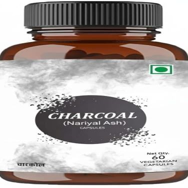 Activated Charcoal Veg Capsules 500mg - Natural Cleaner, and Teeth Whitening, Gluten-Free, High Absorbency Formula for Men and Women- 60 Veg Capsules