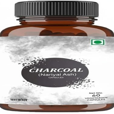 Activated Charcoal Veg Capsules 500mg - Natural Cleaner, and Teeth Whitening, Gluten-Free, High Absorbency Formula for Men and Women- 60 Veg Capsules