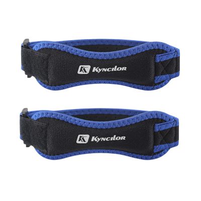 2 pack Breathable and Shock-Absorbing Patella Strap for Running - Fitness, and Outdoor Sports (Blue)