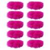 Gumney 10pcs Fluffy Mini Craft Bows Faux Mink Fur Tiny Bow for DIY Hair Accessory, Treat Bows, Sewing Scrapbooking, Party Decorations, 3x7cm, Rose Red view 1