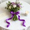 NESCCI 100 Yards Ribbon,1-1/2 Inch Purple Satin Ribbon,Single Face Satin Ribbons,Perfect for Gift Wrapping,Wedding Decoration,Handmade Bows,Wrapping Bouquet and More view 3