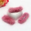Gumney 10pcs Fluffy Mini Craft Bows Faux Mink Fur Tiny Bow for DIY Hair Accessory, Treat Bows, Sewing Scrapbooking, Party Decorations, 3x7cm, Bean Paste view 3