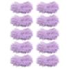 Gumney 10pcs Fluffy Mini Craft Bows Faux Mink Fur Tiny Bow for DIY Hair Accessory, Treat Bows, Sewing Scrapbooking, Party Decorations, 3x7cm, Light Purple view 1