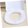 Didiseaon 50pcs Bathroom Accessories Toilet Seat Cover Non-woven Mat Disposable Cushion for Travel view 3