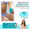 Angel's Peel Lounge Menstrual Cup for Women - 100% Medical-Grade Leak-Free Soft & Flexible Silicone Cup - 12 Hour Leak Protection Eco-Friendly & Reusable Period Cups for Women - Blue - Large view 4