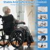 EaseThrift 1" Rise Threshold Ramps for Doorways 40'' L Floor Transition Strip Self-Adhesive Wheelchairs Ramps, Edge Door Threshold Reducer Transition Strips for Home Steps (Brown) view 4