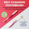 MOUTHWATCHERS Soft Childrens Flossing Manual Toothbrush, Value Pack of 4, Blue, Toothbrushes for Kids & Teens, Ultra Clean, by Dr. Plotka's view 4