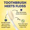 MOUTHWATCHERS Soft Childrens Flossing Manual Toothbrush, Value Pack of 4, Pink and Blue, Toothbrushes for Kids & Teens, Ultra Clean, by Dr. Plotka's view 2