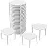 100 Pack Pizza Saver Lid Supports BPA Free Plastic Tripod for Pizza Boxes Food Graded Delivery Insert Fits 6 to 18 Inch Pizza Boxes Disposable Pizza Saver Stand & Stackable Supplies Pizza Tripod Savers view 1