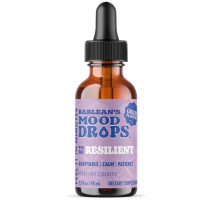 Barlean's Mood, Resilient L-Theanine Liquid Drops, Calm, 1.5oz