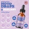 Barlean's Mood, Resilient L-Theanine Liquid Drops, Calm, 1.5oz view 3