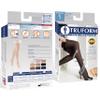 Truform Sheer Compression Stockings, 15-20 mmHg, Women's Thigh High Length, 20 Denier, Espresso, Large view 3