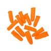 Disposable Latex Anti-Skid Finger Cover Thick Fingertip Protector Orange for Painting Nail Art Pack view 1
