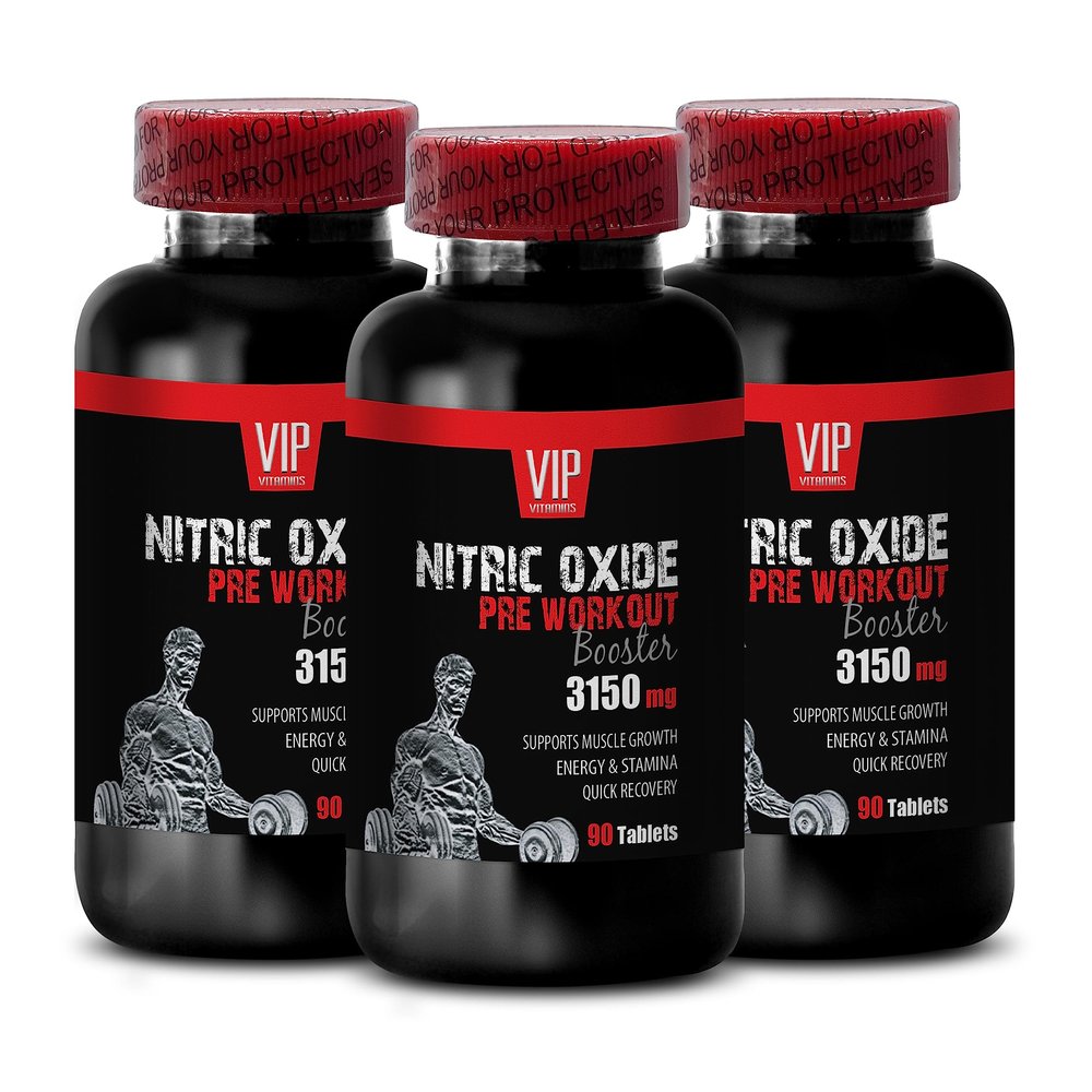 AAKG for Vascularity - NITRIC OXIDE UNIQUE COMPLEX - OKG for Athletic Endurance, GKG and AKIC Muscle Support, Nitric Oxide Pre Workout Stack, L-Arginine Nitric 3 Bottles 270 Tablets
