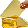AimtoHome Cellophane Treat Bags Yellow, 9x6 inches, 50 Pack with Ties,Small Party Favors bags for Cookie Candy Popcorn view 1