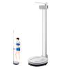 ZOCWJK Electronic Scales, Height and Weight Scale, Eye Level Digital Physician Scale, Weight: 3-200kg, Height: 83-210cm,Easy to Read LED, Voice Broadcast,A (A view 1