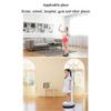 ZOCWJK Electronic Scales, Height and Weight Scale, Eye Level Digital Physician Scale, Weight: 3-200kg, Height: 83-210cm,Easy to Read LED, Voice Broadcast,A (A view 2