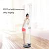 ZOCWJK Electronic Scales, Height and Weight Scale, Eye Level Digital Physician Scale, Weight: 3-200kg, Height: 83-210cm,Easy to Read LED, Voice Broadcast,A (A view 4