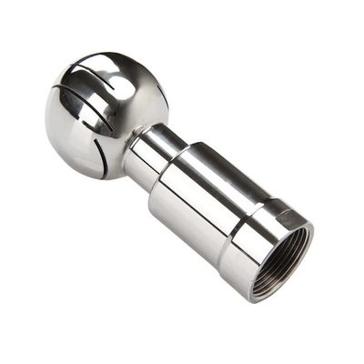 DACHOO Rotating Spray Ball BSP Female Thread, for Reaction Kettle 304 Stainless Steel Sanitary Tank Cleaning Ball(6 Points)