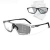 Nimedala Sports Color-Changing Multi-Focal Reading Glasses, Multifocal Reading Glasses Men, Progressive Bifocal ReadingGlasses (Gray,+4.00 / OVER 70 YEAR OF AGE) view 1