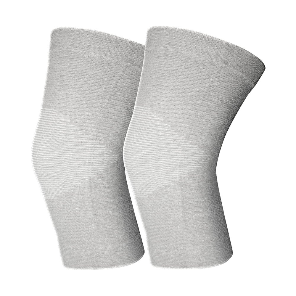 11" Compression Knee Brace - Gray - Premium Breathable Support for Arthritis Pain Relief, Running, Workout & Recovery - Stabilizes Joints for Men & Women - Secure Fit for Active Lifestyle & Daily Comfort