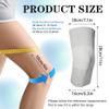 11" Compression Knee Brace - Gray - Premium Breathable Support for Arthritis Pain Relief, Running, Workout & Recovery - Stabilizes Joints for Men & Women - Secure Fit for Active Lifestyle & Daily Comfort view 2