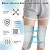 11" Compression Knee Brace - Gray - Premium Breathable Support for Arthritis Pain Relief, Running, Workout & Recovery - Stabilizes Joints for Men & Women - Secure Fit for Active Lifestyle & Daily Comfort view 3