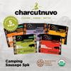 Charcutnuvo Camping Bundle 5 Pack Smoked Pork & Bison Jalapeno Cheddar, Organic Pork Breakfast Links, ROC Fresh Polish, Cooked Italian, German Style view 2