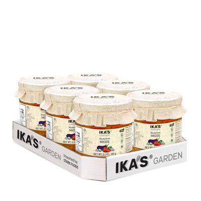 Ika's Garden Mushroom MEZZE, 12.3 Ounces (Pack of 6)