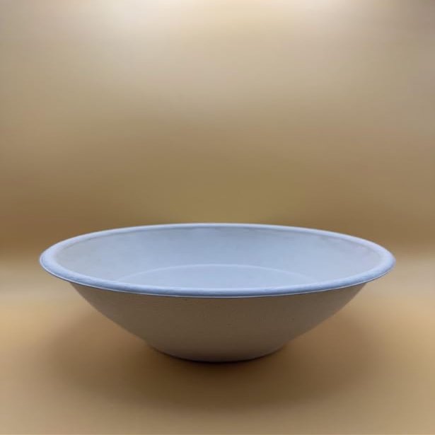40oz Disposable Sugarcane Bowl, Big Paper Bowls, Large, Heavy-Duty, Eco-Friendly, Compostable Bowls, Biodegradable Made of Sugar Cane Fibers (150)
