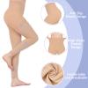 Orgood Compression Pantyhose for Women, 20-30 mmHg Footless Graduated Support Medical Compression Stockings view 3