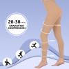 Orgood Compression Pantyhose for Women, 20-30 mmHg Footless Graduated Support Medical Compression Stockings view 4