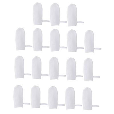 EXAOMBLE Boy Girl Gauze Finger Toothbrush Oral Cleaner for Teeth and Tongue Safe for Sensitive Gums for Early