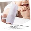 EXAOMBLE Boy Girl Gauze Finger Toothbrush Oral Cleaner for Teeth and Tongue Safe for Sensitive Gums for Early view 3