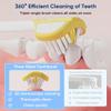 EASICUTI Soft Toddler Toothbrushes, Efficient 3 Sided Toothbrush, Baby Toothbrush 12 Months and up, Infant Tooth brush, Toddler Training Tooth brush for Ages 1-8 Years, Cleans All Sides-8 Pack, Patent view 2