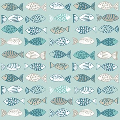 20 Pack Colorful Fish Napkins for Birthday Kids Party Boy Girl Table Decoration Decoupage 33x33cm