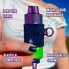 VCASE Vape Holder, Comfortable Design for E-Cig, High-Strength Elastic 1 Pcs.(Blue Sparkle, Large) view 2