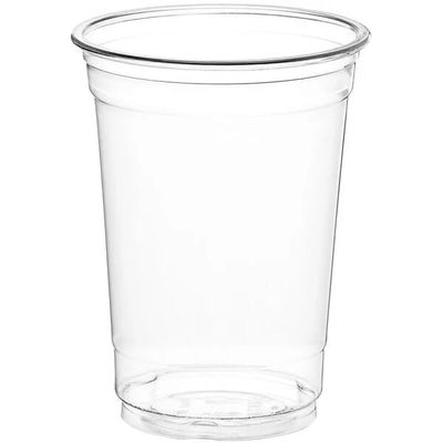 (100 Count) 10 oz Clear Plastic Cups, Disposable Crystal Clear PET Cups for Cold Drinks, To Go Iced Coffee, Juice, Soda, Bubble Boba Tea, Smoothie