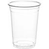 (100 Count) 10 oz Clear Plastic Cups, Disposable Crystal Clear PET Cups for Cold Drinks, To Go Iced Coffee, Juice, Soda, Bubble Boba Tea, Smoothie view 1