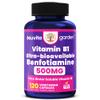 Benfotiamine 500mg | 120 Vegetarian Capsules | Fat Soluble Thiamine Vitamin B1 | Supports Overall Health | Non-GMO | Gluten Free view 1
