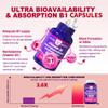 Benfotiamine 500mg | 120 Vegetarian Capsules | Fat Soluble Thiamine Vitamin B1 | Supports Overall Health | Non-GMO | Gluten Free view 3