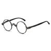Eyekepper Round Reading Glasses a Little Large than Vintage Professor Oval Readers (Grey Stripe +0.75) view 1