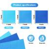 300 Count Dusty Blue Beverage Napkins,2-Ply Gradient Blue Cocktail Party Napkins Disposable for Dinner Wedding Birthday Party Graduation view 2